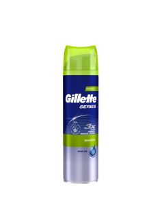 Gillette Series Sensitive Shave Gel, 200 ml.